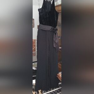 Ralph Lauren Black Velvet Pantsuit, Size S-m?